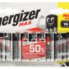 SĀRMU AKUMULATORU BATERIJA BAT-AA/E-MAX*P16 1.5 V LR6 (AA) ENERGIZER